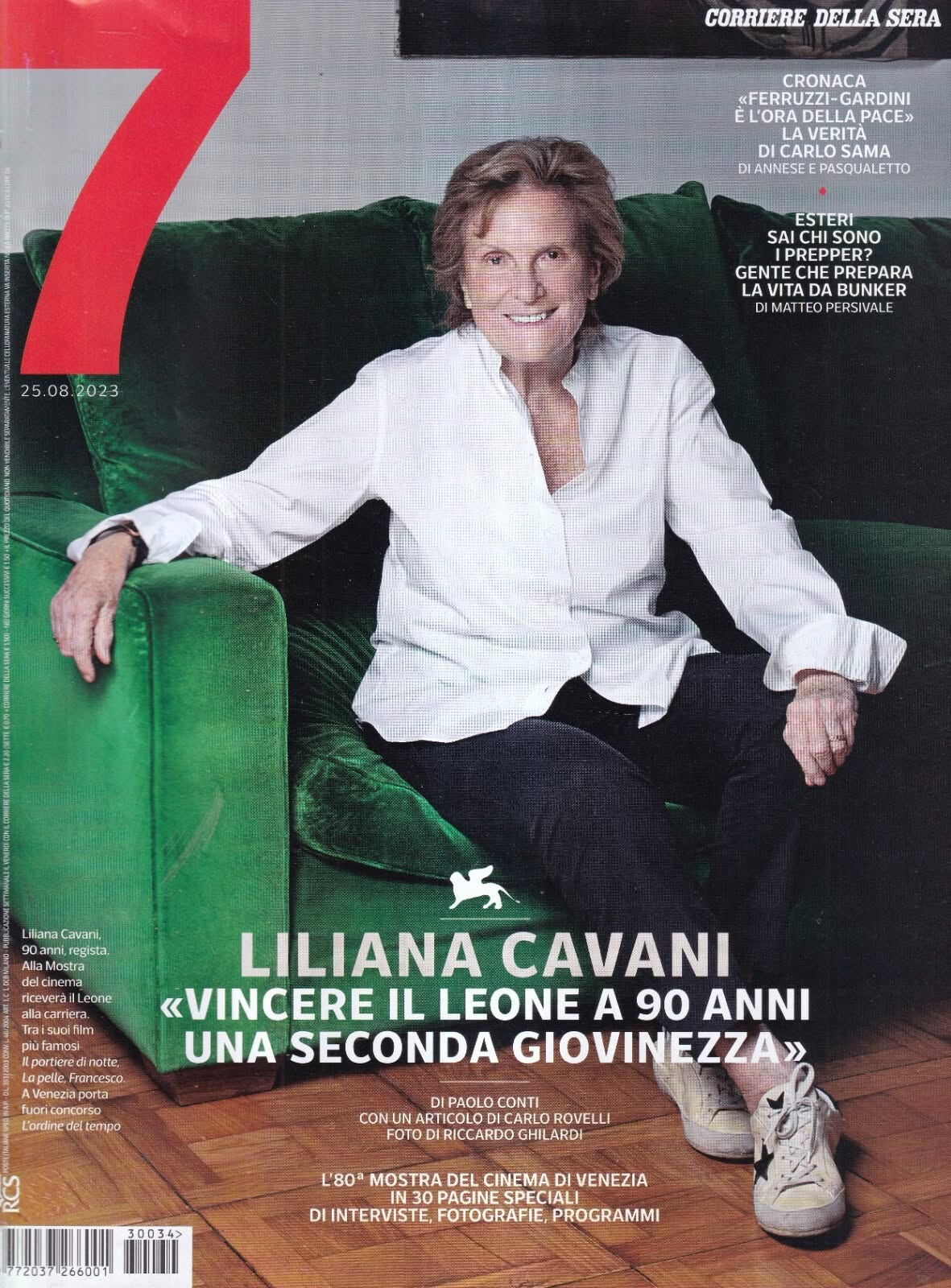 SEVEN magazine side cover 25 August 2023