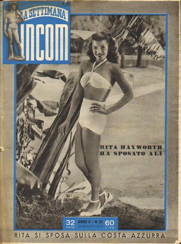 SETTIMANA INCOM magazine cover Issue 22 28 May 1949