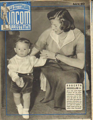 SETTIMANA INCOM magazine cover 10 February 1951