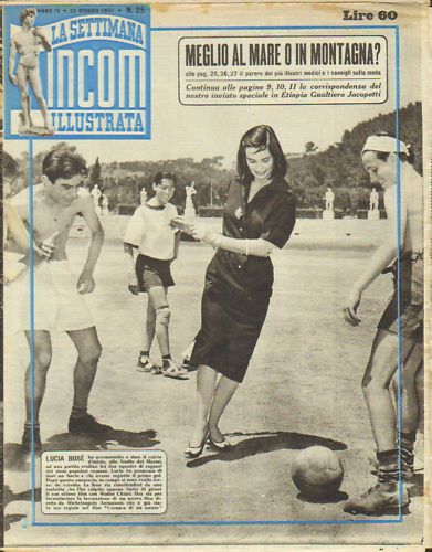 SETTIMANA INCOM magazine cover Issue 25 23 June 1951