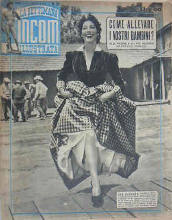 SETTIMANA INCOM magazine cover 11 August 1951