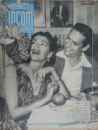 SETTIMANA INCOM magazine cover 22 September 1951