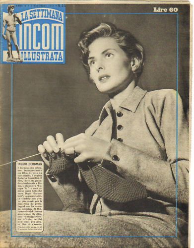 SETTIMANA INCOM magazine cover Issue 44 3 November 1951