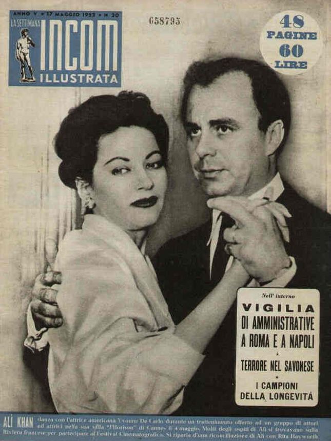 SETTIMANA INCOM magazine cover 17 May 1952