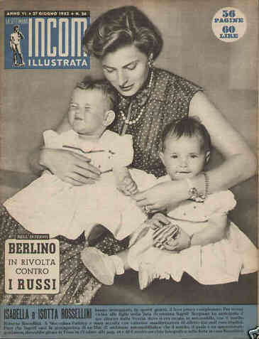 SETTIMANA INCOM magazine cover 27 June 1953
