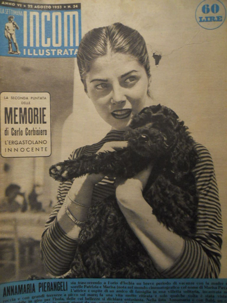 SETTIMANA INCOM magazine cover 22 August 1953