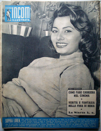 SETTIMANA INCOM magazine cover 3 October 1953