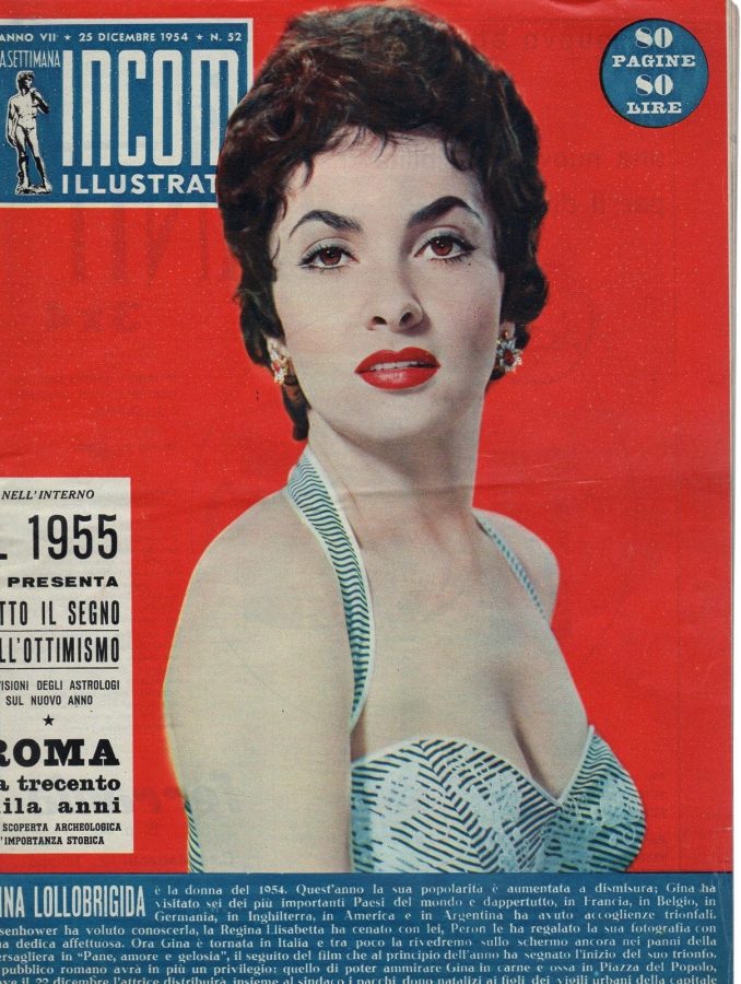 SETTIMANA INCOM magazine cover 25 December 1954
