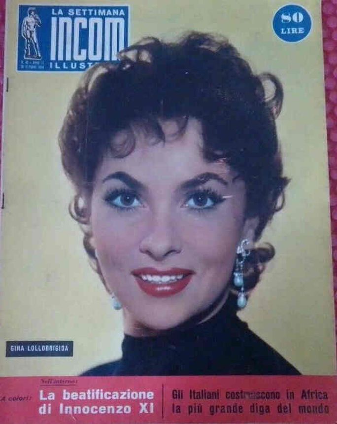 SETTIMANA INCOM magazine cover 20 October 1956