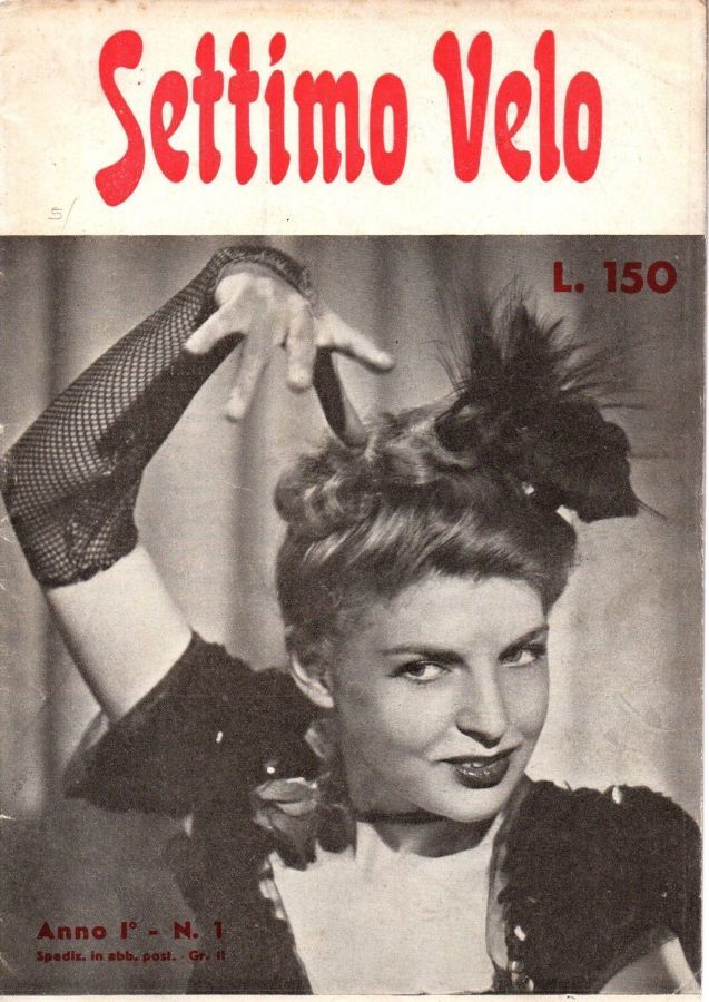 SETTIMO VELO magazine cover Issue 1  1949