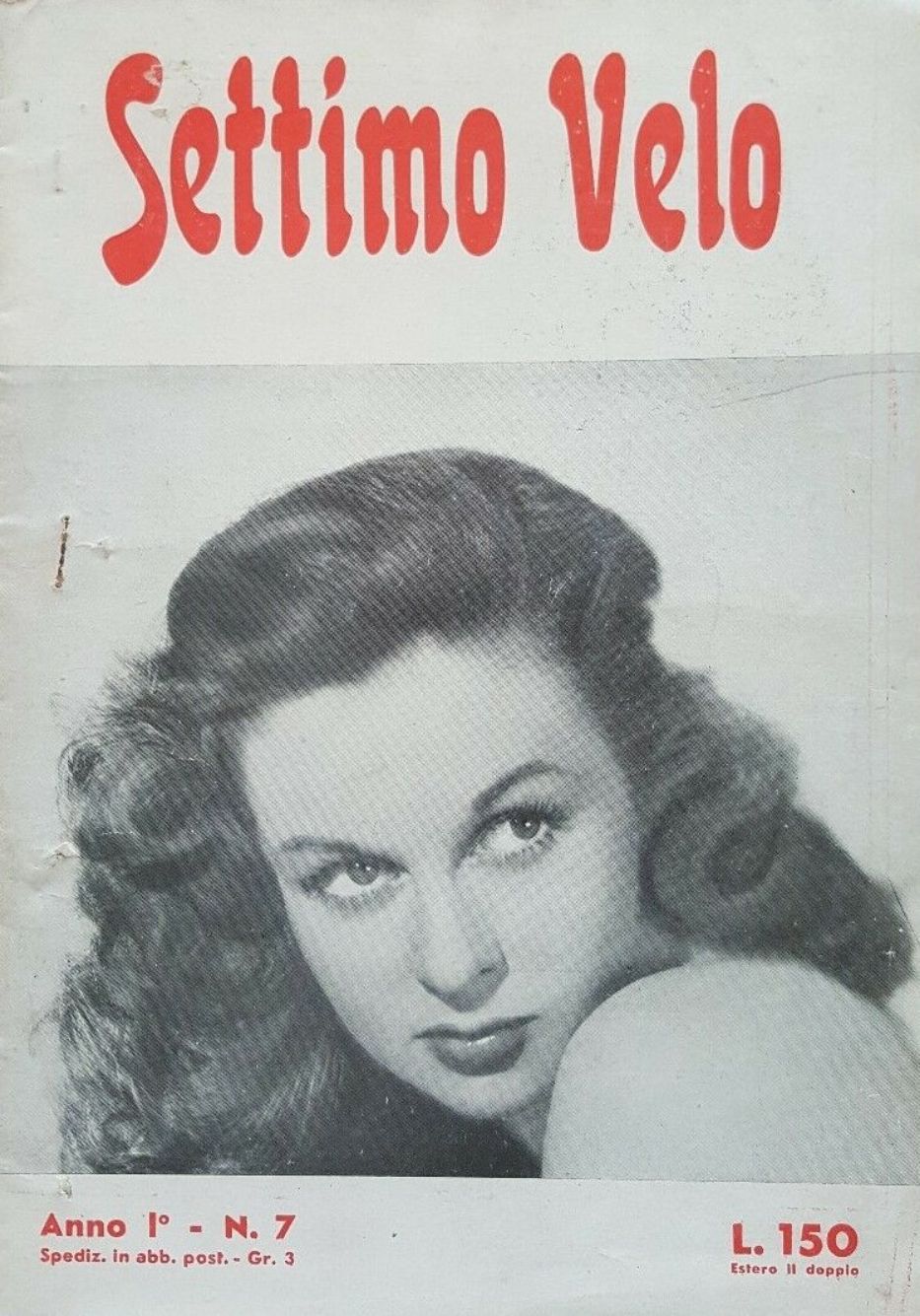 SETTIMO VELO magazine cover Issue 7   1949