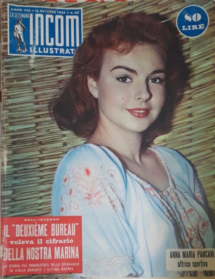 SETTIMANA INCOM magazine cover 15 October 1955