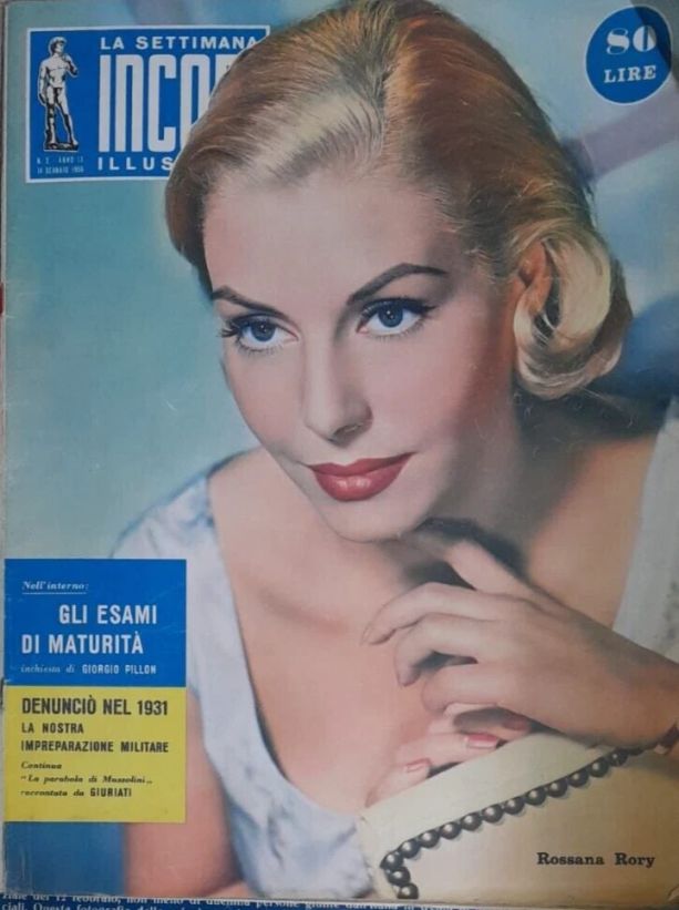 SETTIMANA INCOM magazine cover 14 January 1956