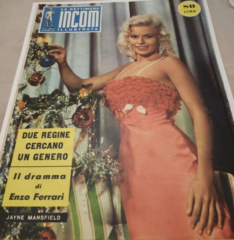 SETTIMANA INCOM magazine cover  December 1957