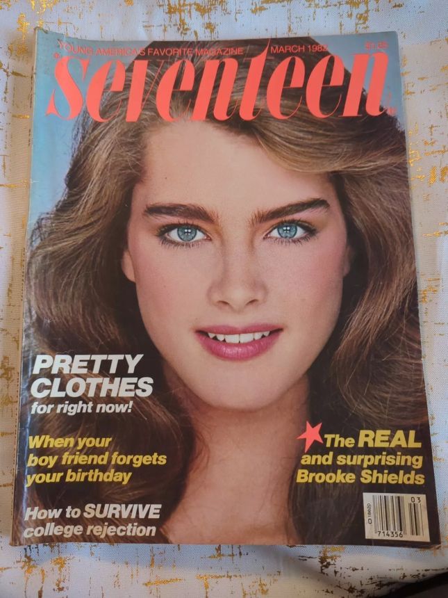 SEVENTEEN magazine cover  March 1982