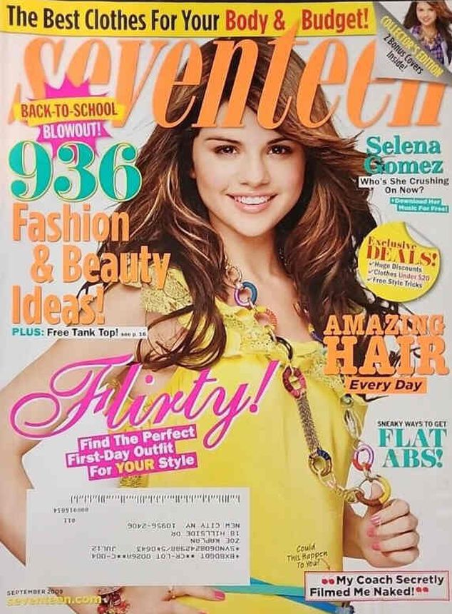 SEVENTEEN magazine cover  September 2009