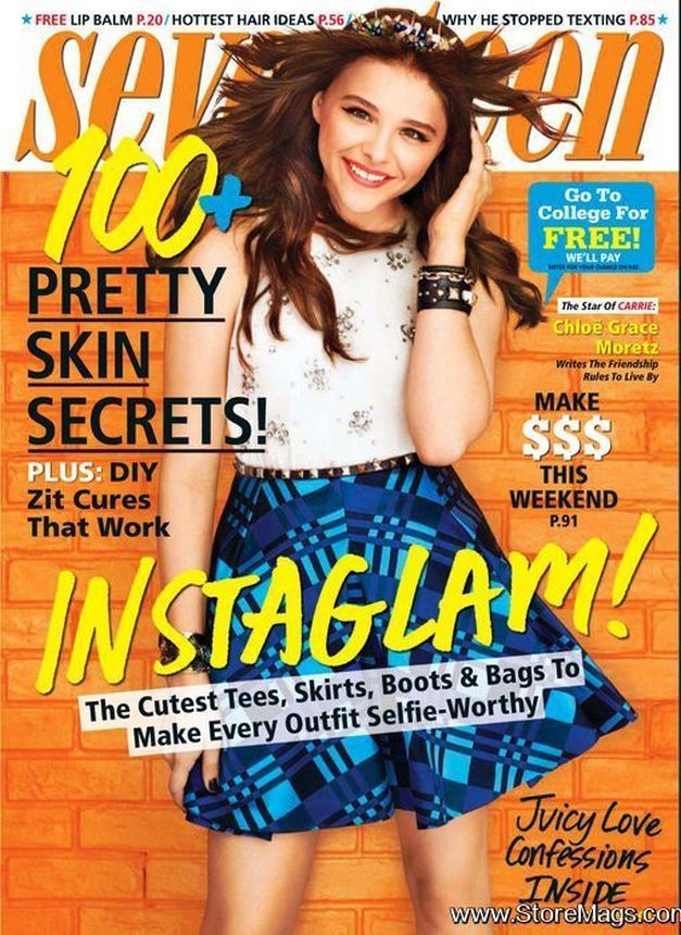 SEVENTEEN magazine side cover  October 2013