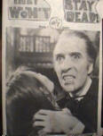 SEVERE SINEMA magazine side cover Issue 4 August/September 1989