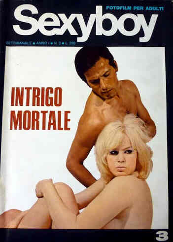 SEXYBOY magazine side cover Issue 3  1960