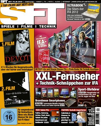 SFT magazine cover September 2012