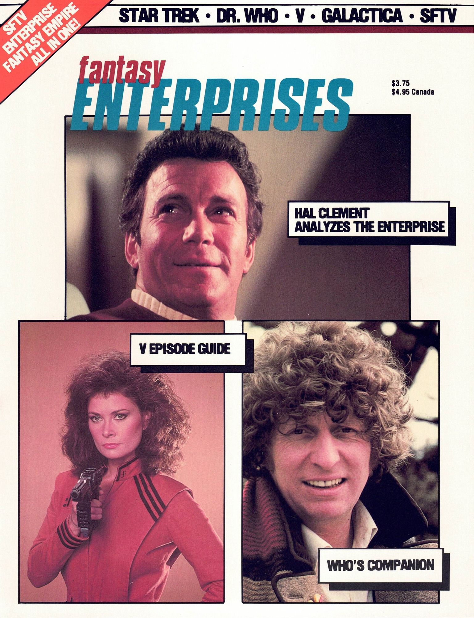 SFTV magazine side cover Winter 1985