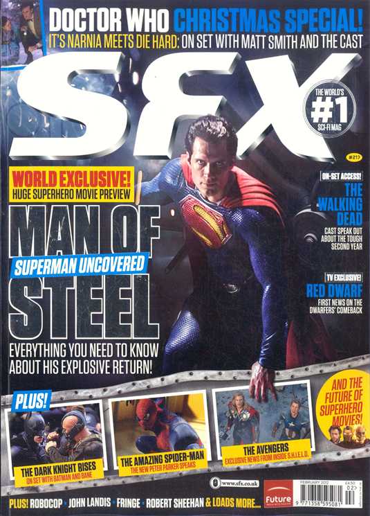SFX magazine cover Issue 217 February 2012