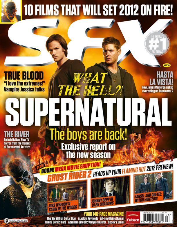 SFX magazine cover Issue 218 March 2012