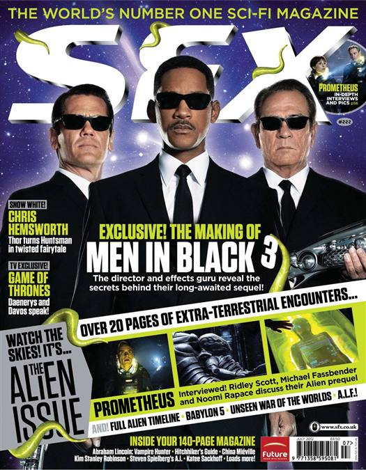 SFX magazine cover Issue 222 July 2012