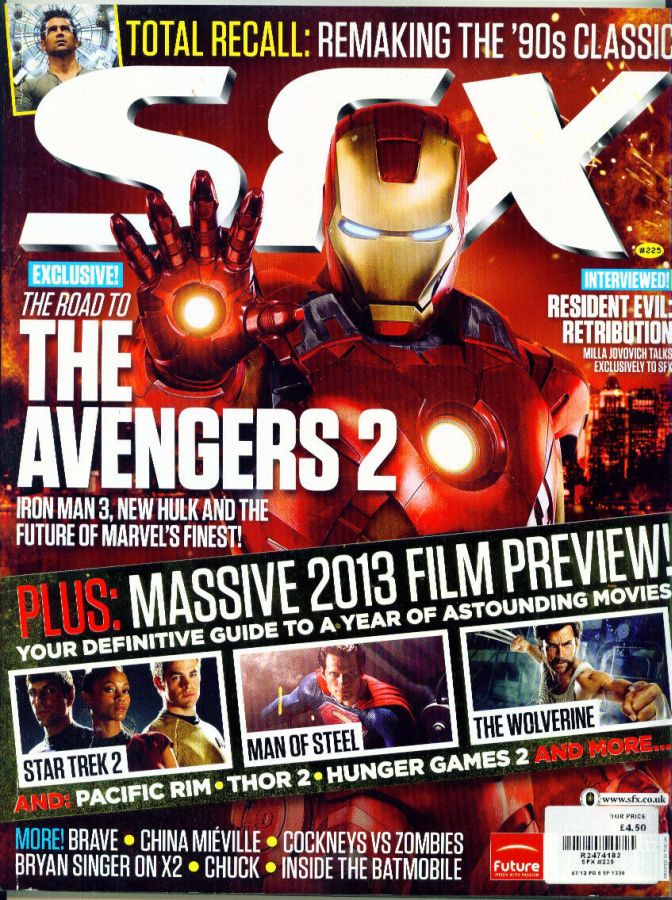 SFX magazine cover Issue 225 September 2012