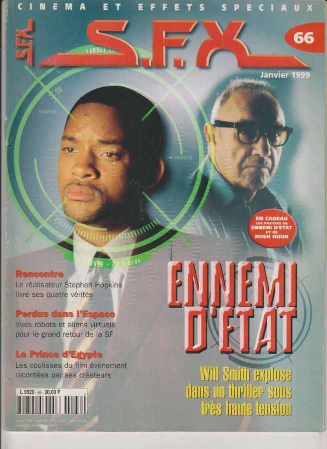 SFX (FR) magazine cover Issue 66 January 1999