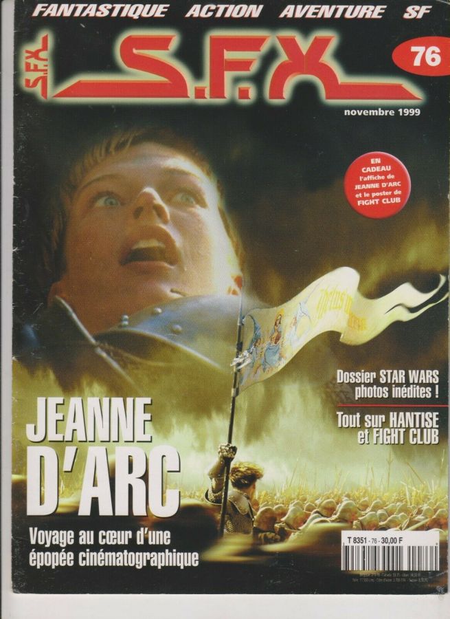 SFX (FR) magazine cover Issue 76 November 1999