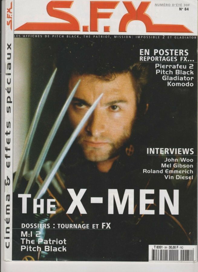 SFX (FR) magazine cover Issue 84 July/August 2000