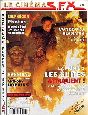 SFX (FR) magazine cover Issue 88 March/April 2001