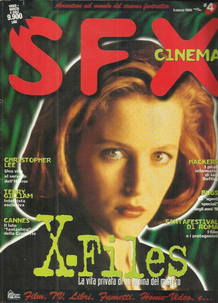 CINEMA SFX magazine cover Issue 4 August 1996