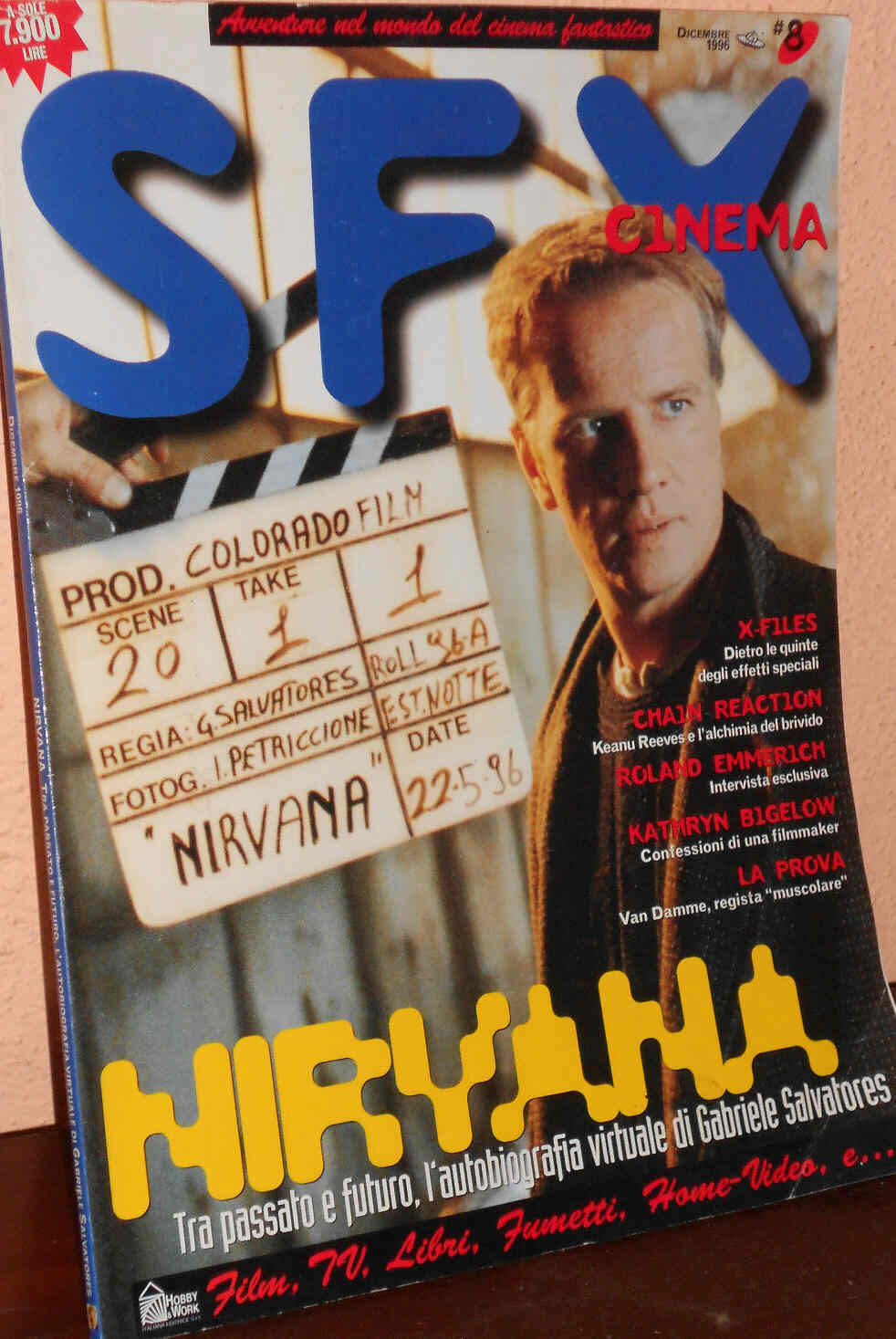 CINEMA SFX magazine cover Issue 8 December 1996