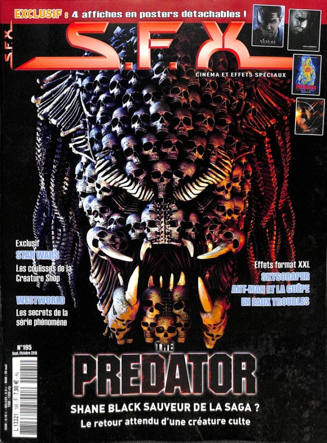 SFX (FR) magazine side cover Issue 195  September/October 2018
