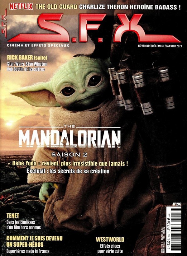 SFX (FR) magazine side cover Issue 207  November/December 2020