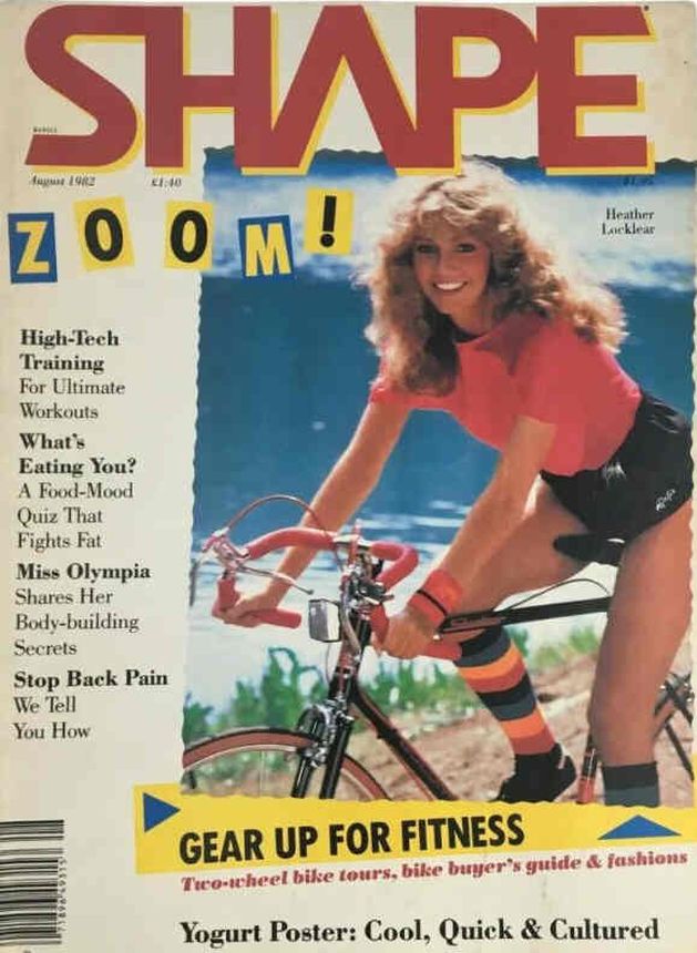 SHAPE USA magazine cover  August 1982