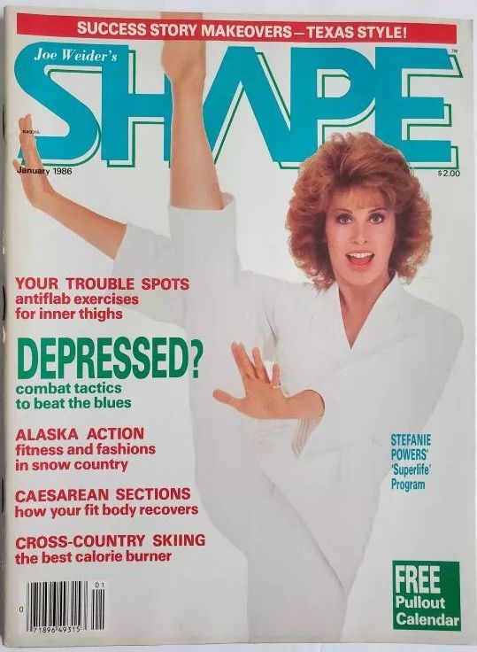 SHAPE USA magazine cover  January 1986