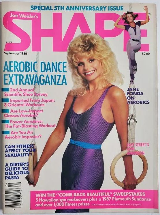 SHAPE USA magazine cover  September 1986