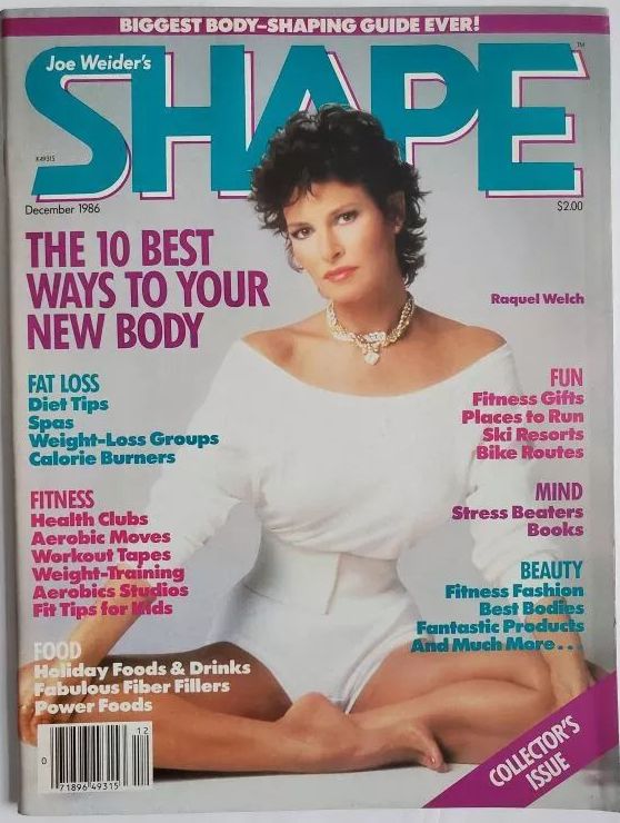 SHAPE USA magazine cover  December 1986