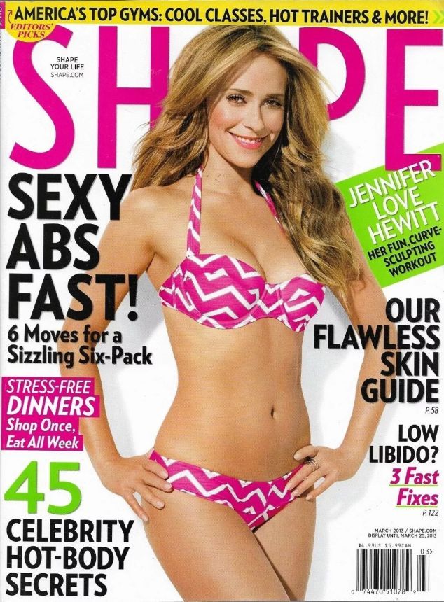 SHAPE USA magazine cover  March 2013