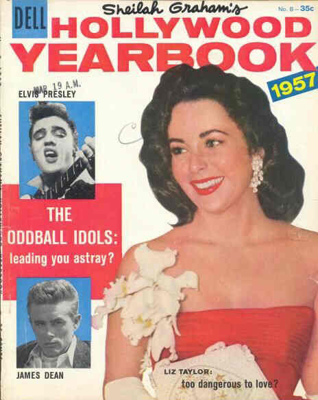 SHEILAH GRAHAMS HOLLYWOOD YEARBOOK magazine cover Issue 8  1957