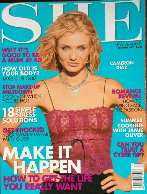 SHE NEW ZEALAND magazine cover  December 2002