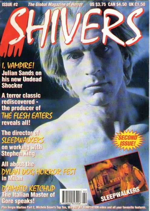 SHIVERS magazine cover Issue 2 August 1992