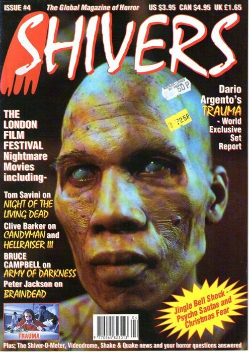 SHIVERS magazine cover Issue 4 December 1992
