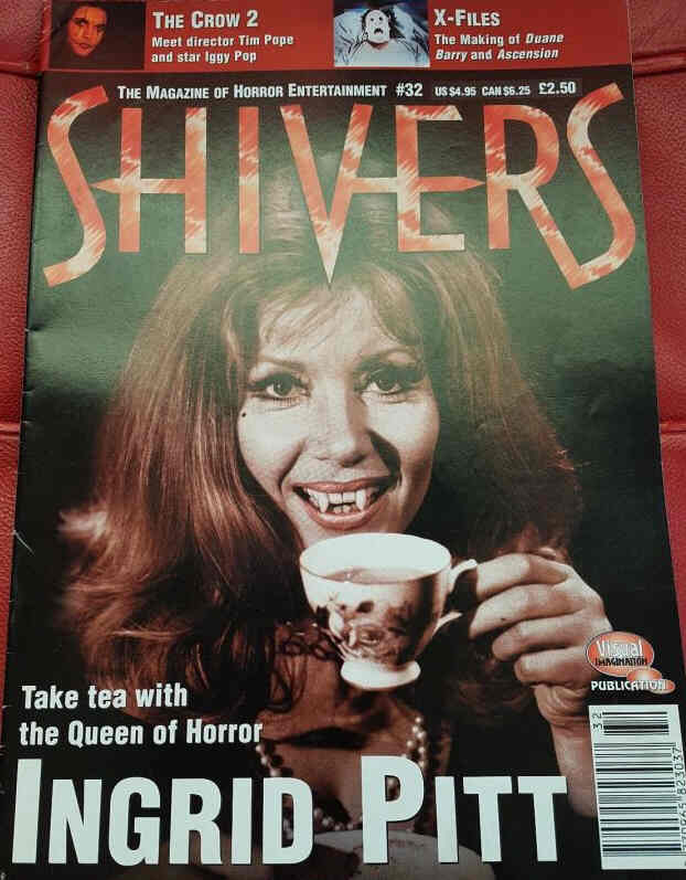 SHIVERS magazine cover Issue 32 August 1996