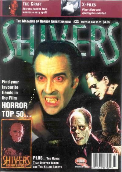 SHIVERS magazine cover Issue 33 September 1996