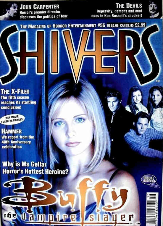 SHIVERS magazine cover Issue 56 August 1998