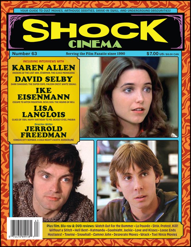 SHOCK CINEMA magazine cover Issue 63   2023